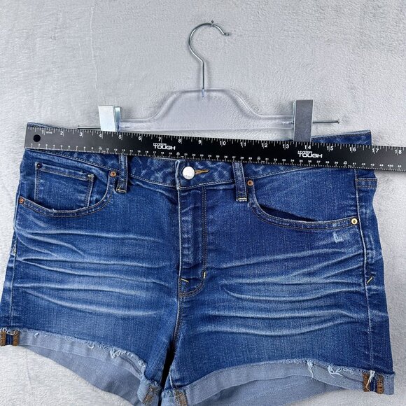 Vintage Gap 1969 Slim Cut Off Maddie Shorts V/305753 Women's Blue Size 31 - Picture 5 of 9